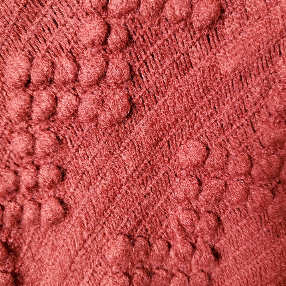 Knitted Hooded Poncho - Picture 8 of 10